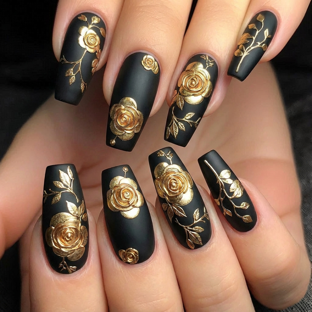 Press On Nail Set - Kuku palsu 3D untuk wanita dan