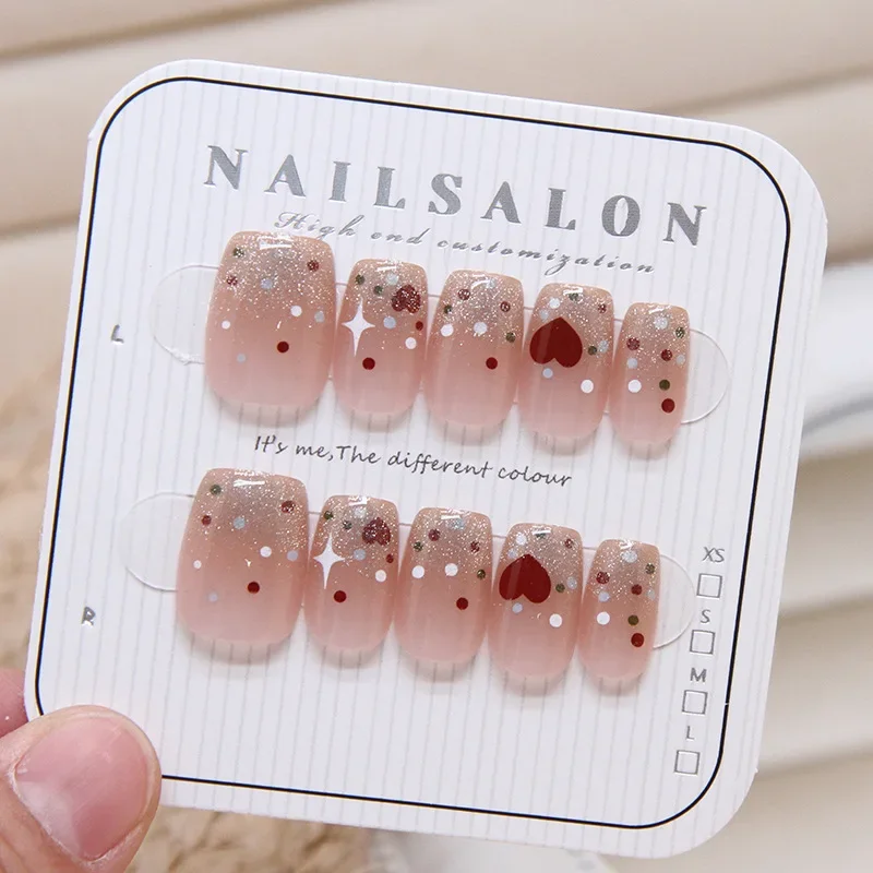 Nail Art Xs - Kuku palsu buatan tangan wanita, 10