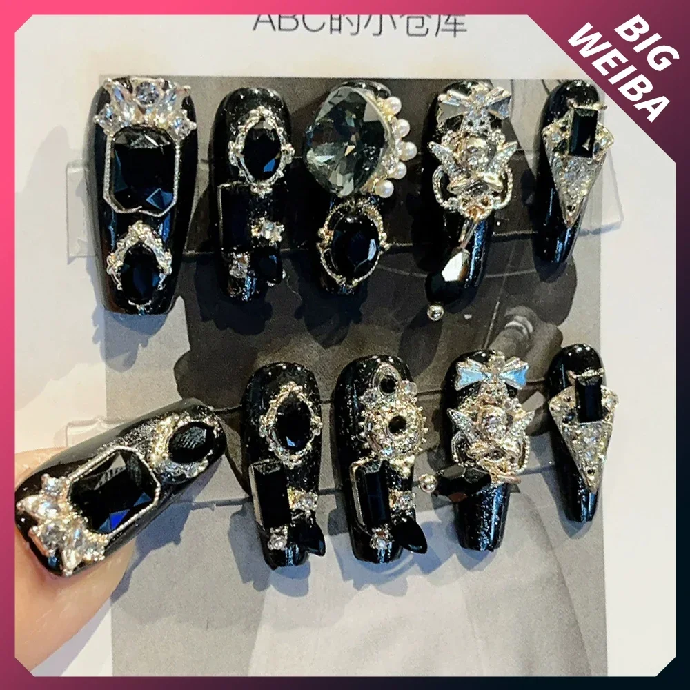 10 buah Diy mewah Court mengki - Nail Art Xs ulasan dan harga