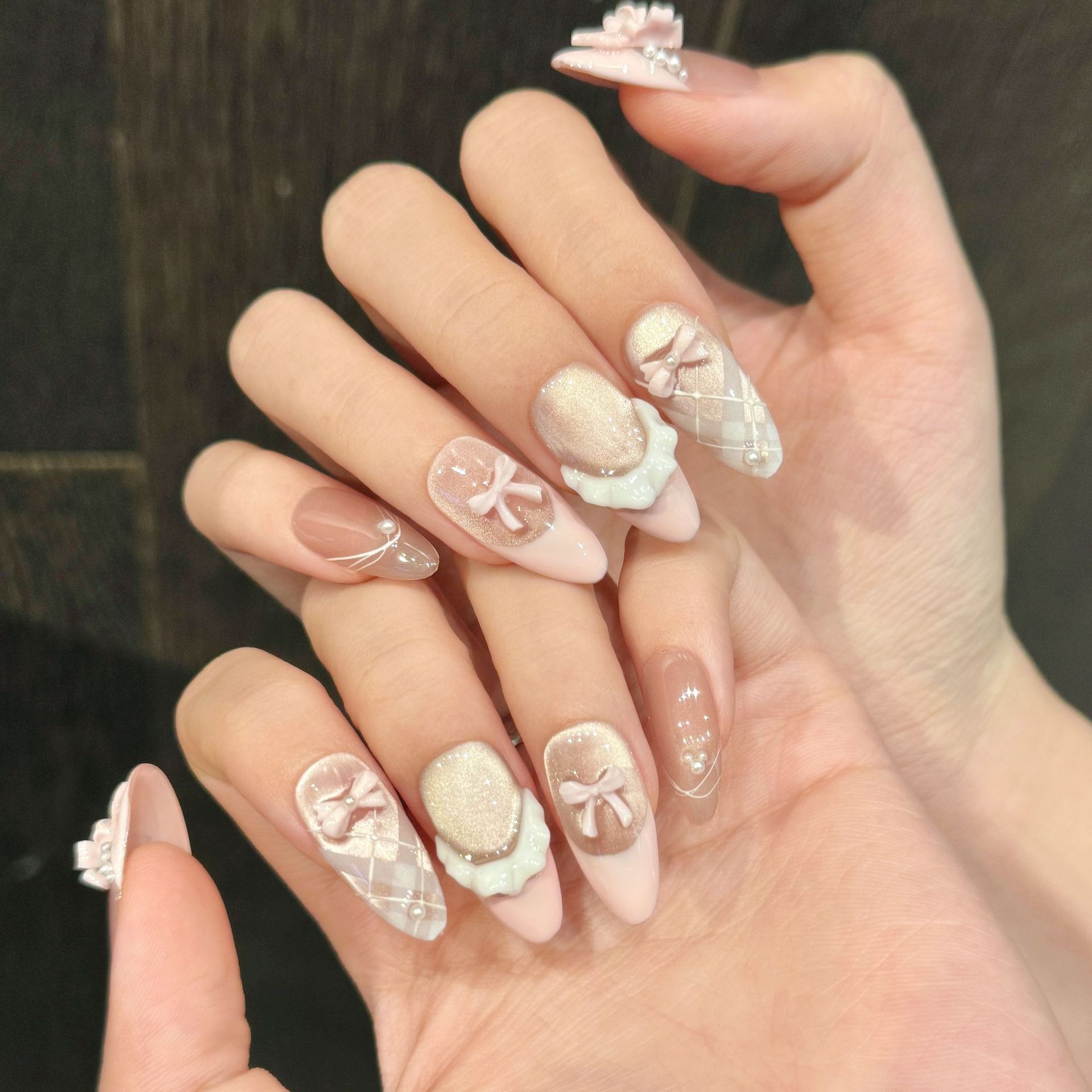 10 Buah Kuku Tekan Buatan Tang - Nail Art Xs ulasan dan harga