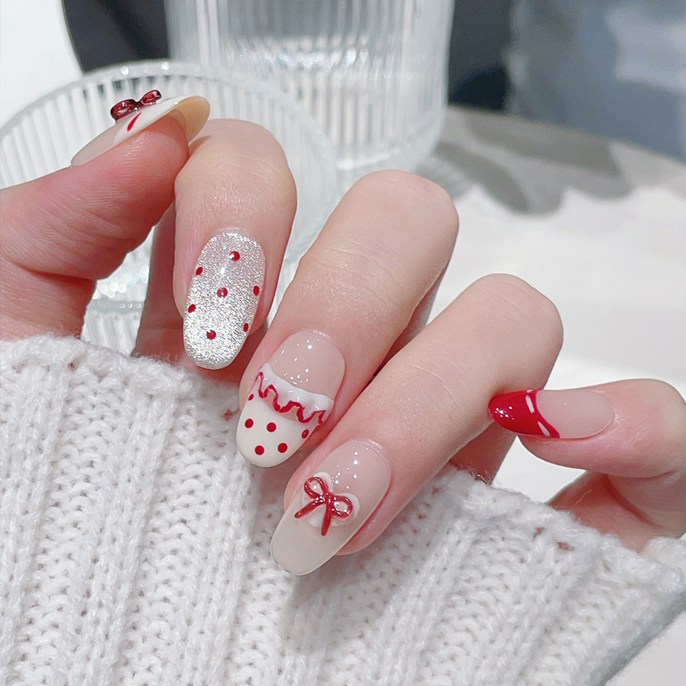 10pcs Kuku Palsu Pendek Oval B - Nail Art Xs ulasan dan harga