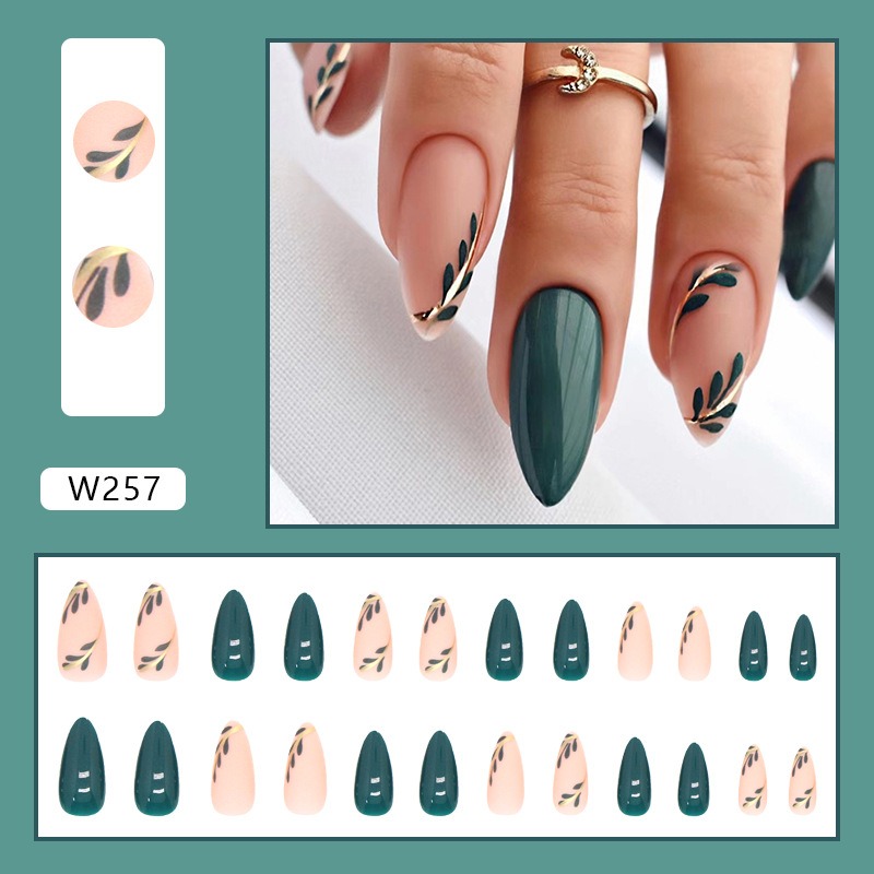 Kuku palsu panjang Medium, tek - Nail Art Pink ulasan dan harga