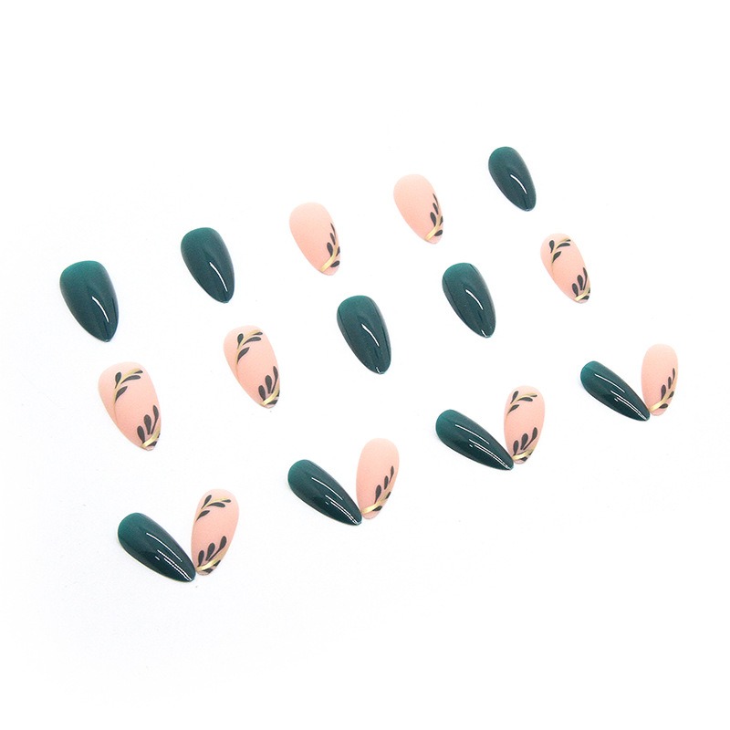 Kuku palsu panjang Medium, tek - Nail Art Pink ulasan dan harga