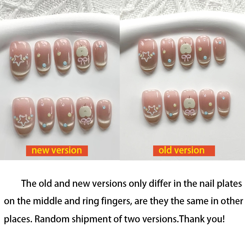 10Pcs Kuku Palsu Gaya Baru App - Nail Art Xs ulasan dan harga