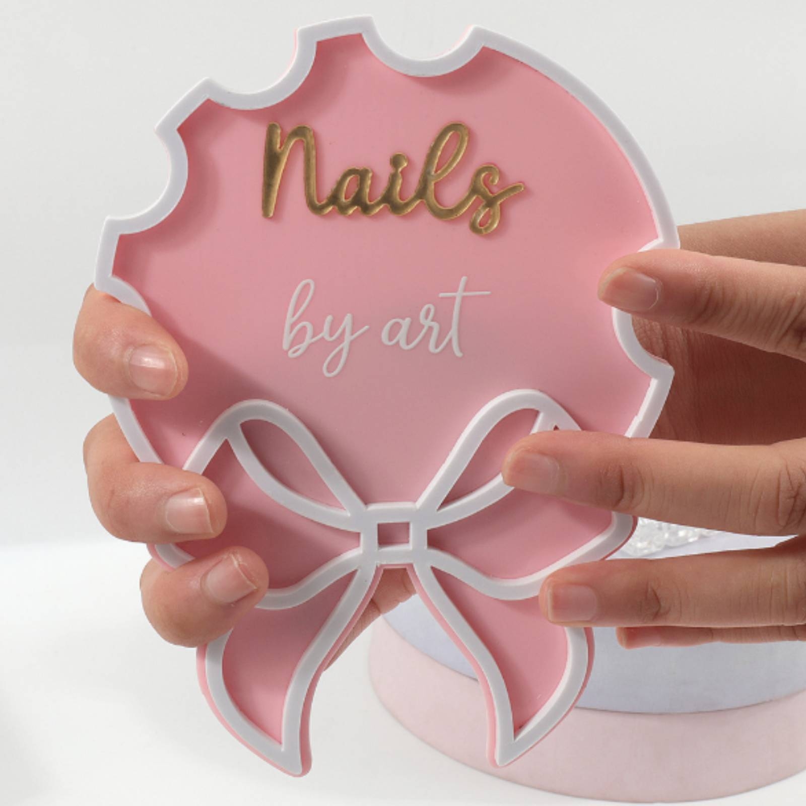 Dekorasi Papan Pajangan Pita M - Nail Art Pink ulasan dan harga