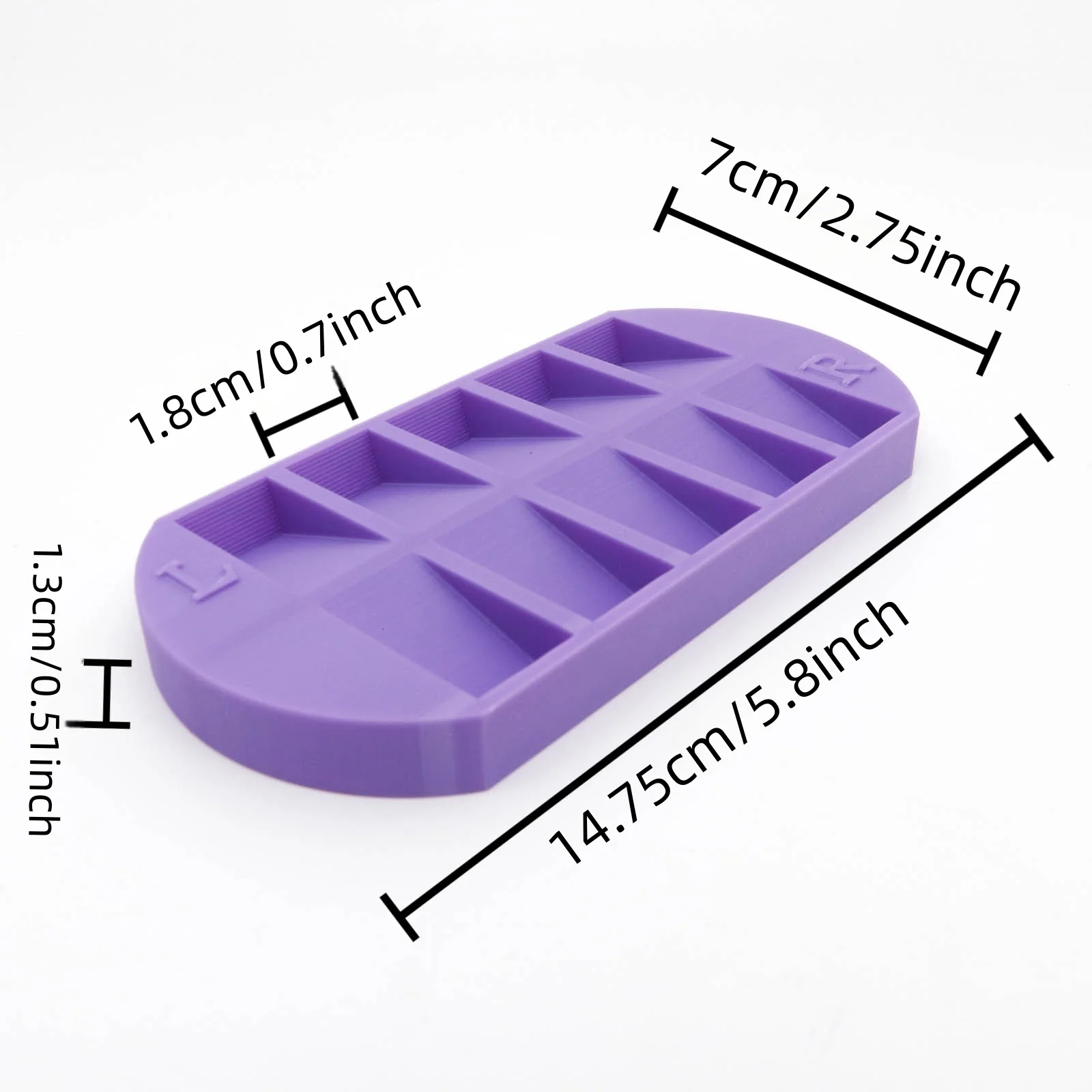Baki Penyimpanan Tip Kuku 8-Gr - Nail Art Vector ulasan dan harga