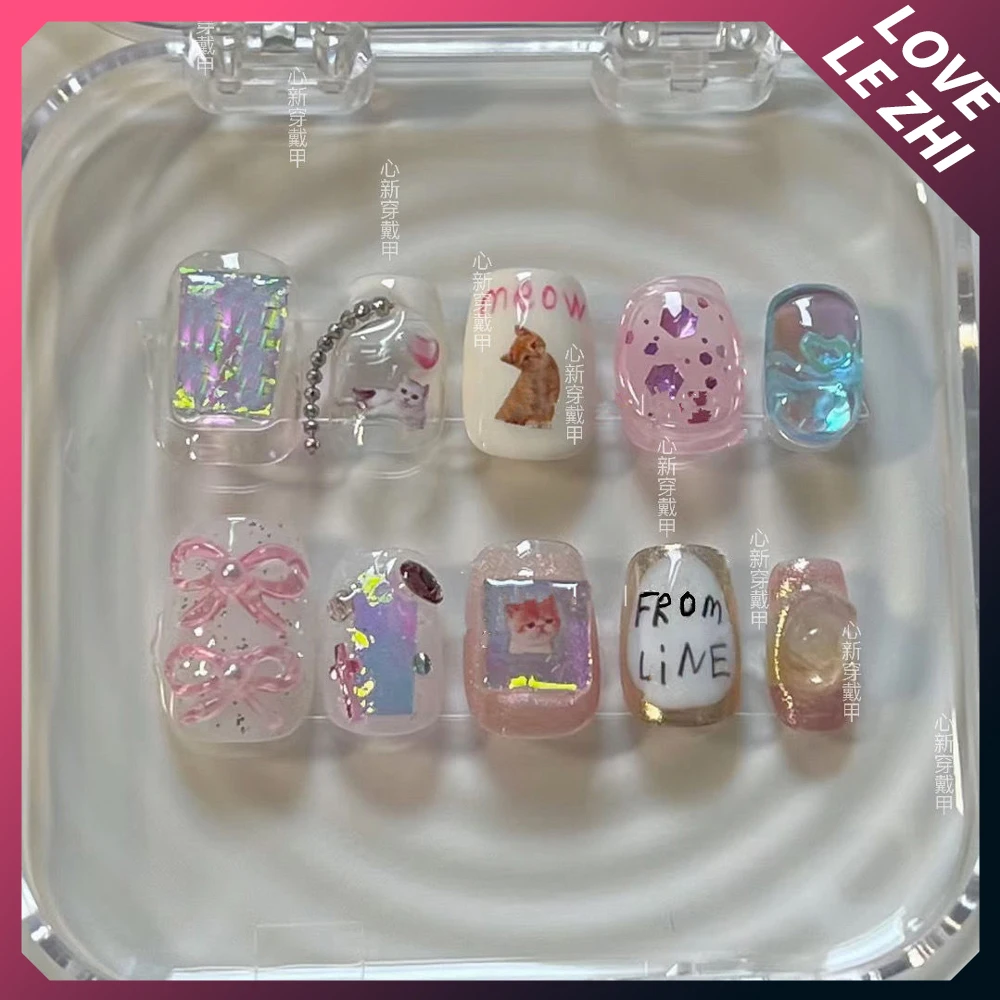 Kuku Palsu Pendek Bulat Kreati - Nail Art Xs ulasan dan harga
