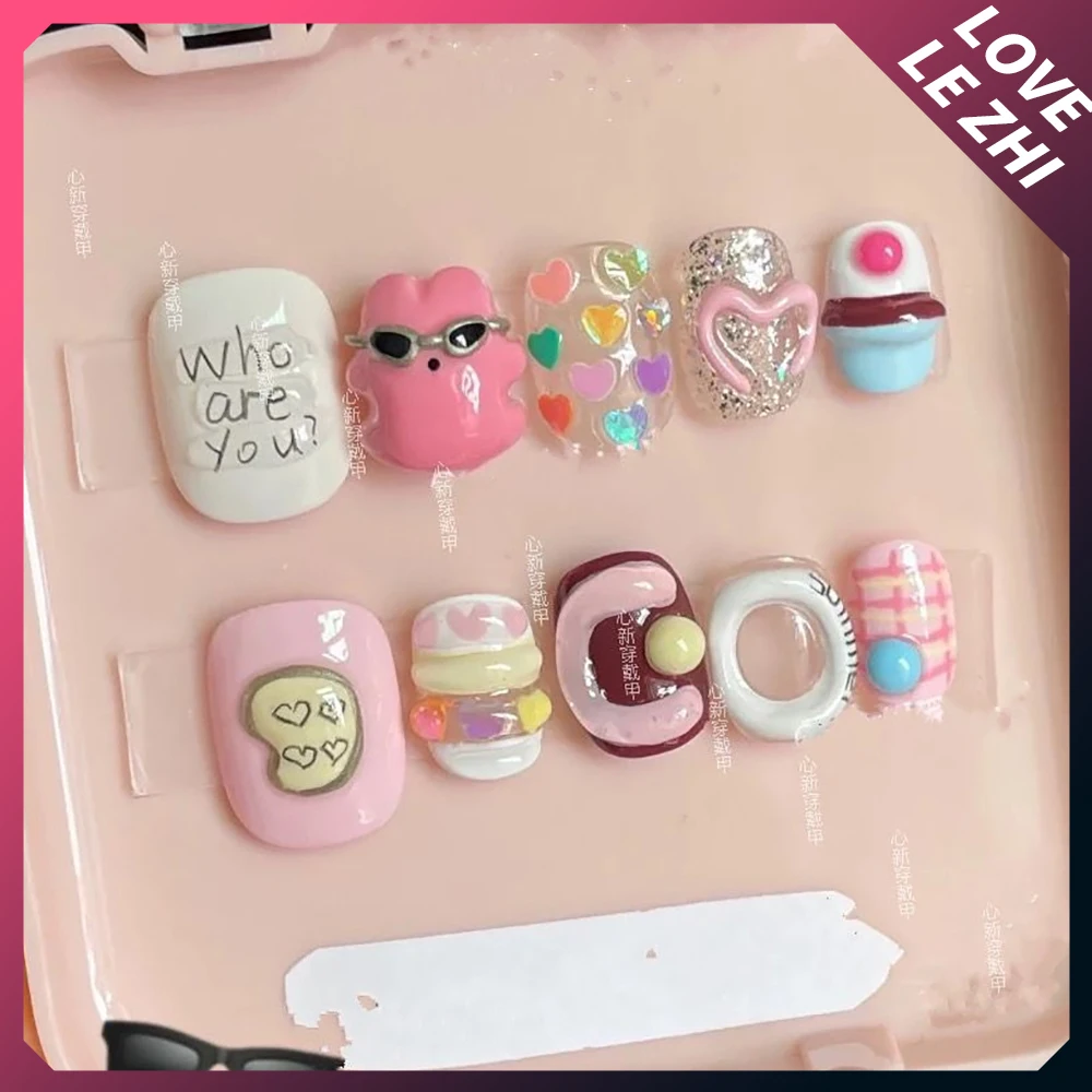 Kuku Palsu Pendek Bulat Kreati - Nail Art Xs ulasan dan harga