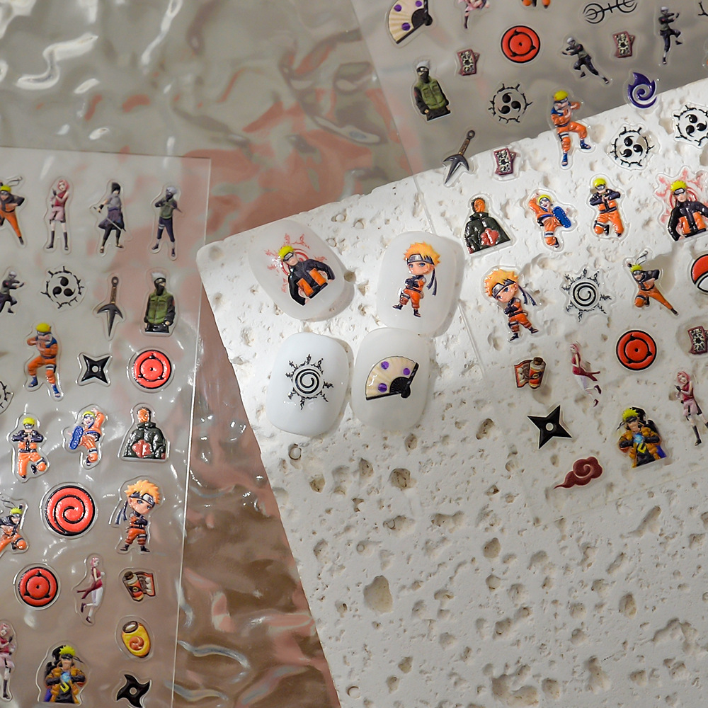 1PCS Stiker Kuku 5D Demon Slay - Nail Art Zelda ulasan dan harga