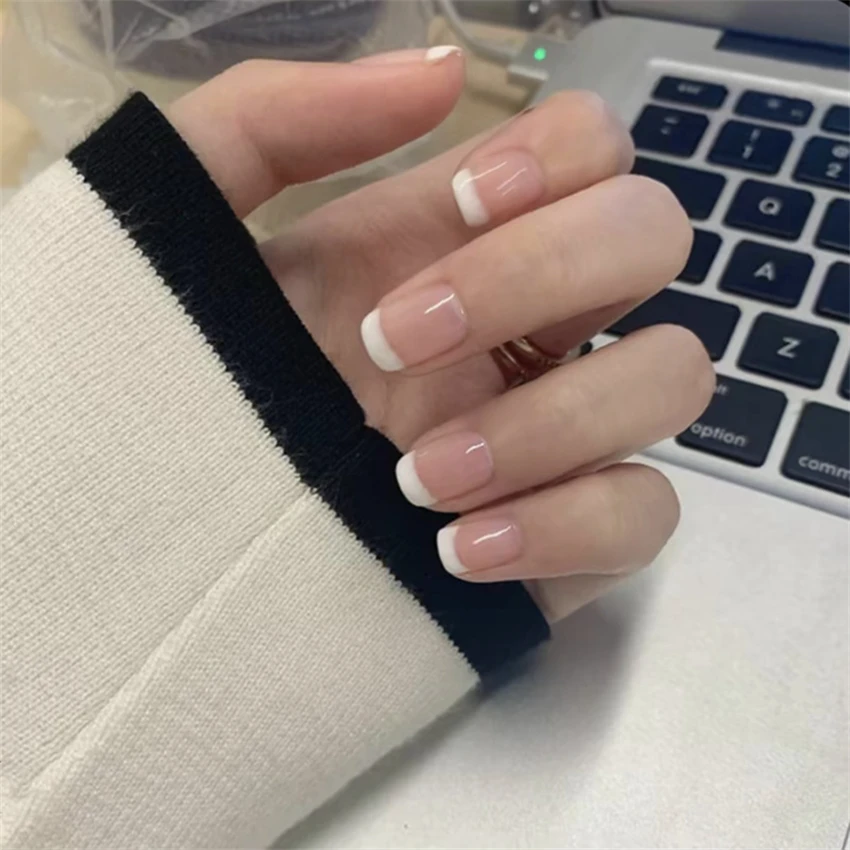 24 buah/set kuku pendek minima - Nail Art Pink ulasan dan harga