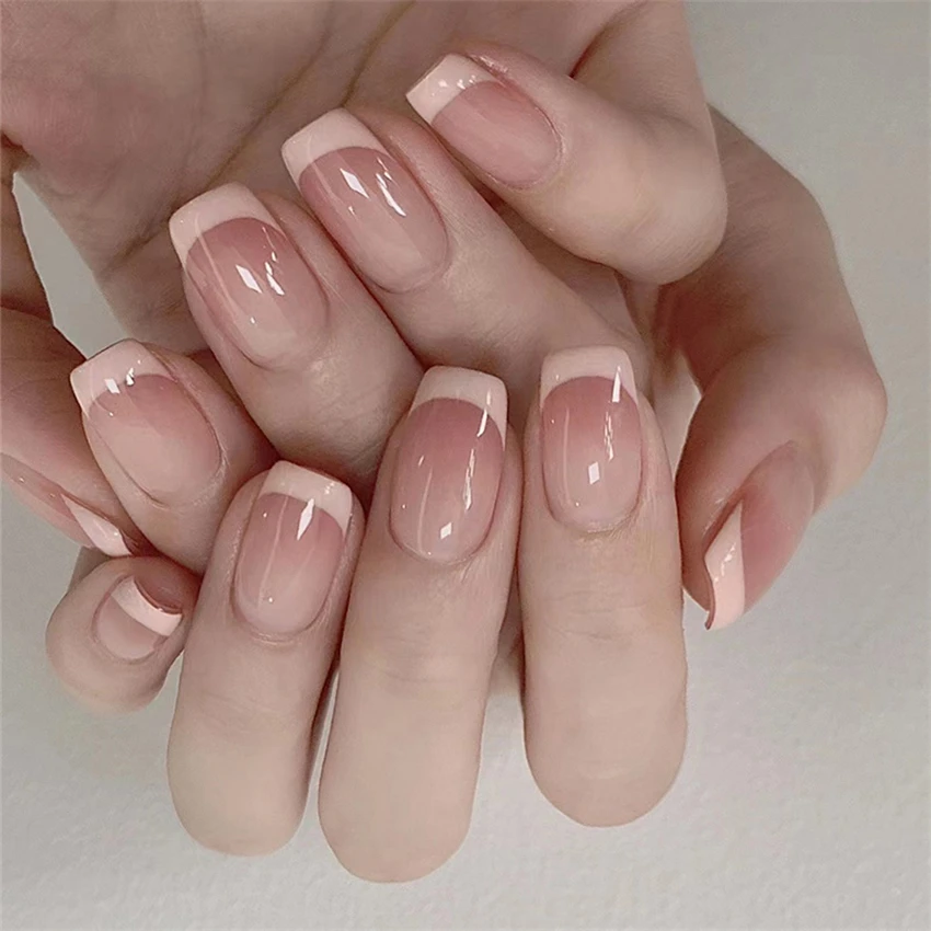 24 buah/set kuku pendek minima - Nail Art Pink ulasan dan harga