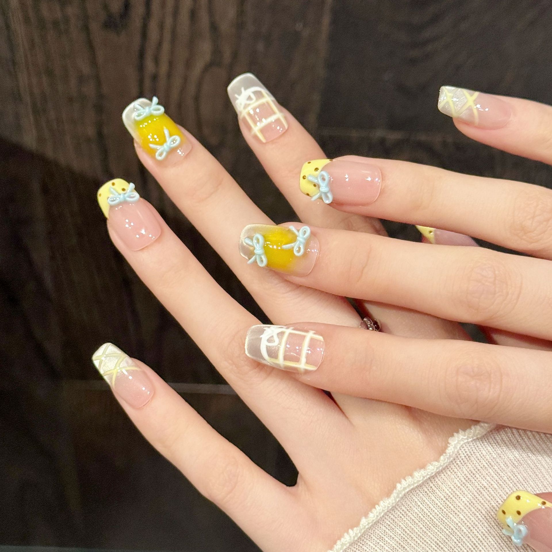 10pcs Kuku Palsu Buatan Tangan - Nail Art Xs ulasan dan harga
