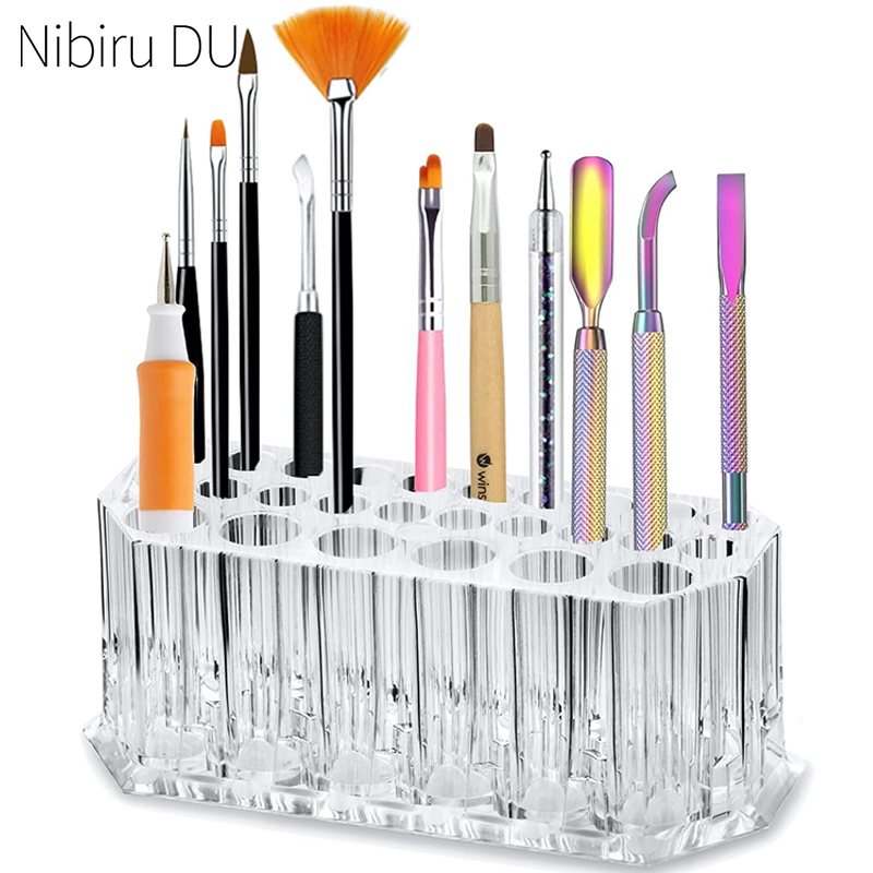 26 lubang akrilik kuas kuku Or - Nail Art Vector ulasan dan harga