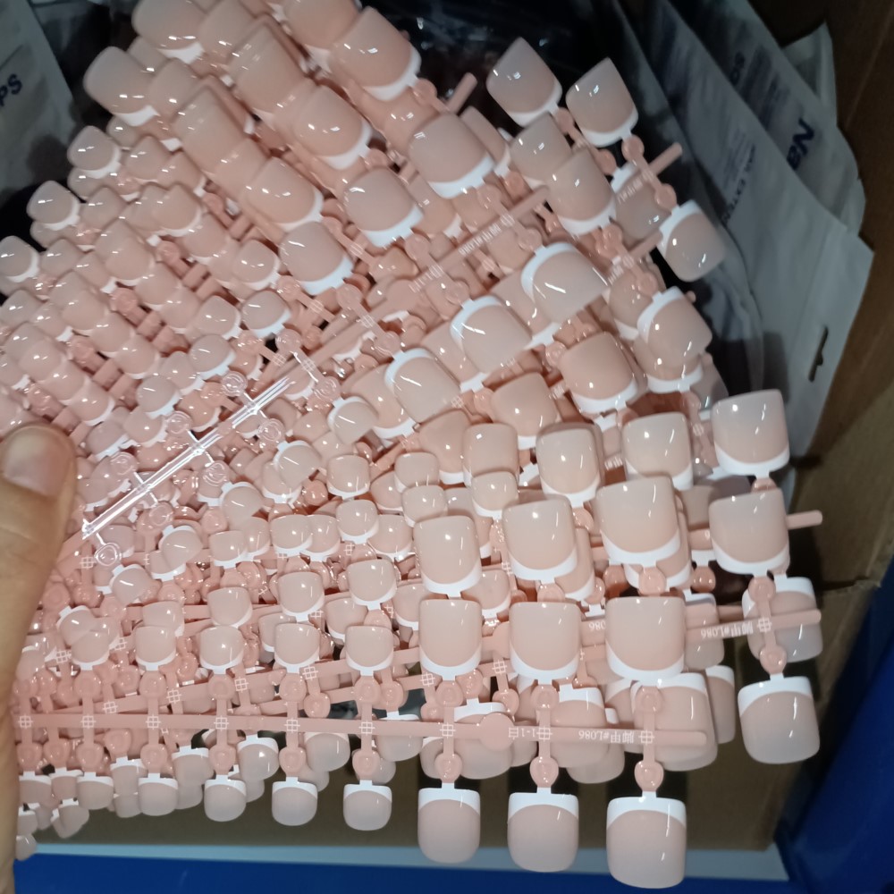 120 Buah Ujung Kuku Jari Kaki  - Nail Art Pink ulasan dan harga