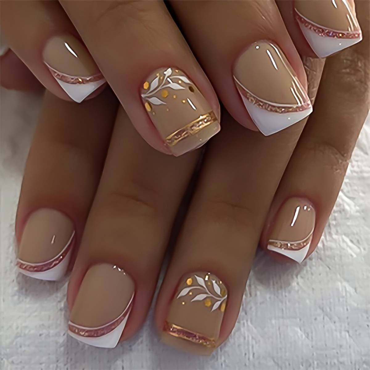 Kuku palsu pendek sedang untuk - Press On Nail Set ulasan dan harga