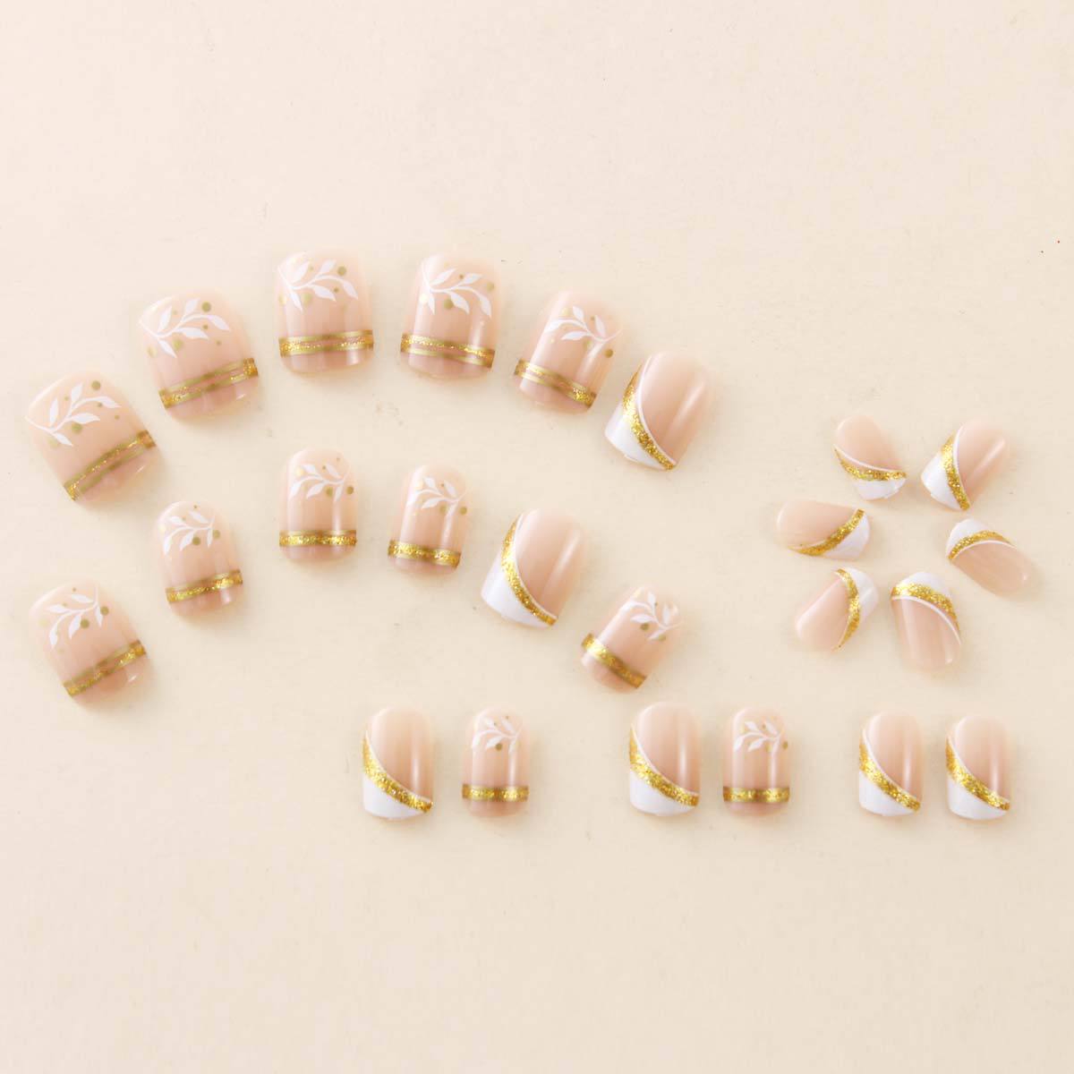 Kuku palsu pendek sedang untuk - Press On Nail Set ulasan dan harga