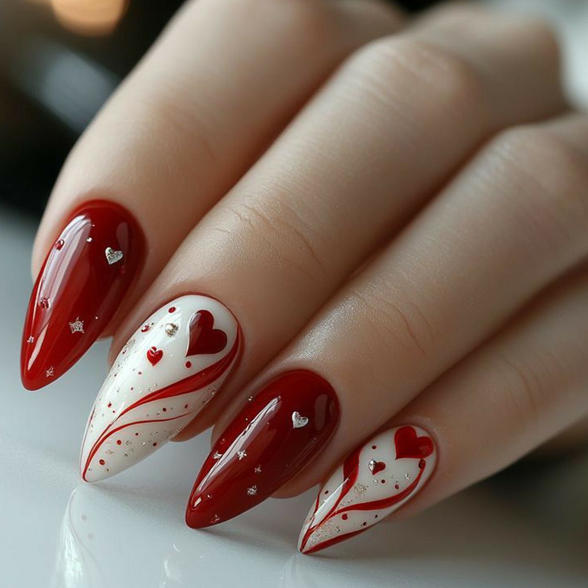 Kuku palsu pendek sedang untuk - Press On Nail Set ulasan dan harga