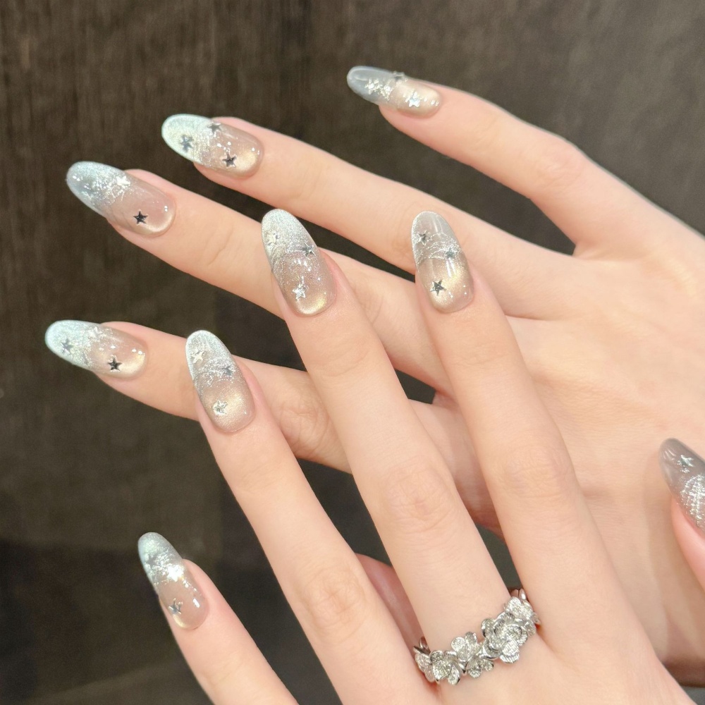 10 Buah Ujung Kuku Palsu Buata - Nail Art Pink ulasan dan harga