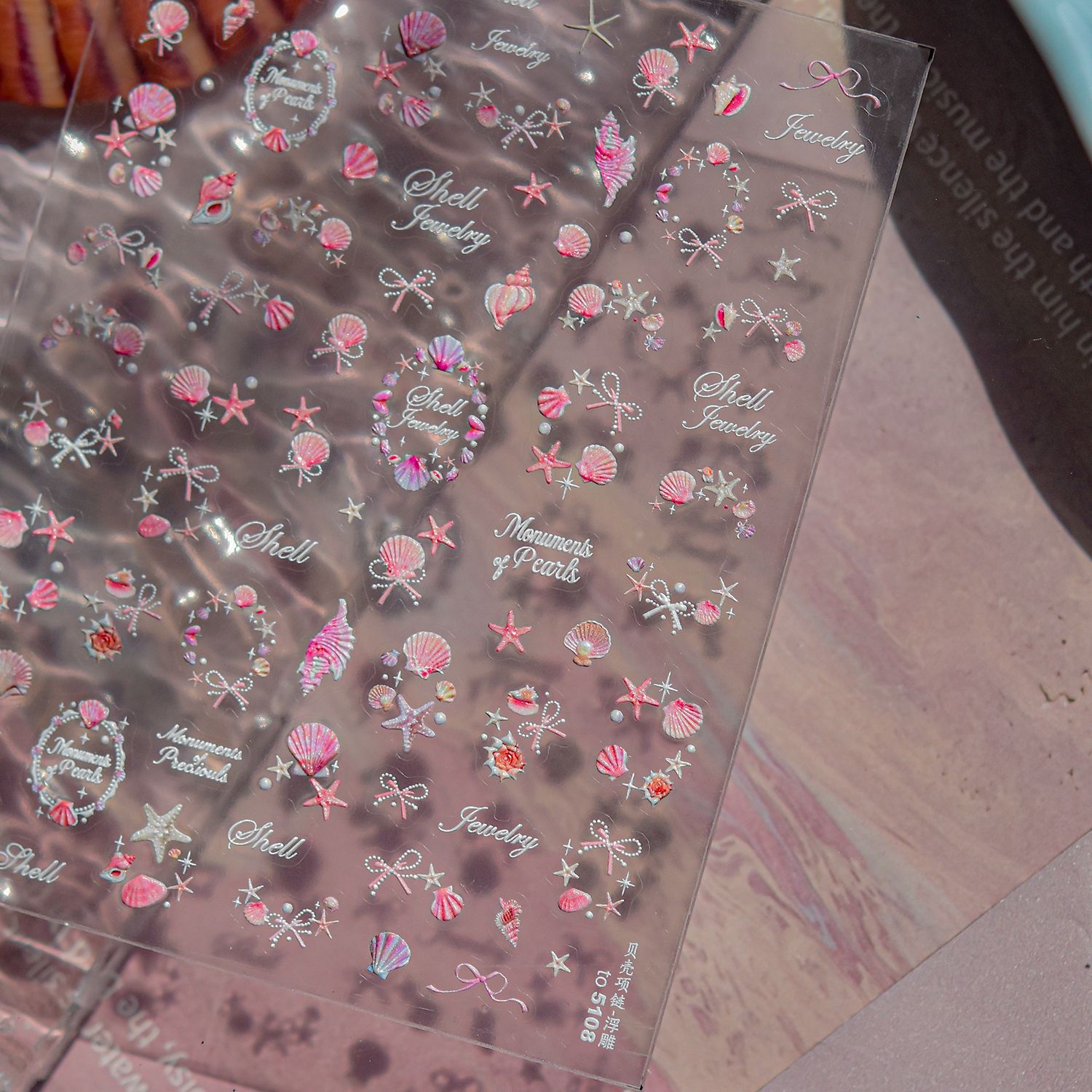 Stiker Seni Kuku Ikan Logam 5D - Nail Art Zelda ulasan dan harga
