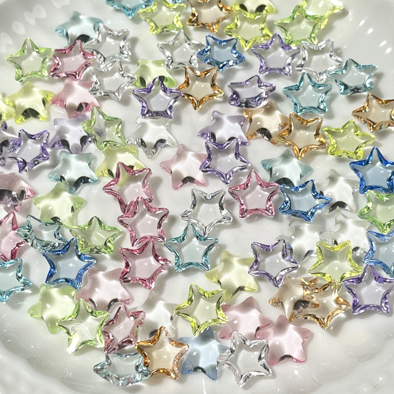 50 Buah Hiasan Kuku Bintang Be - Nail Art Lotso ulasan dan harga